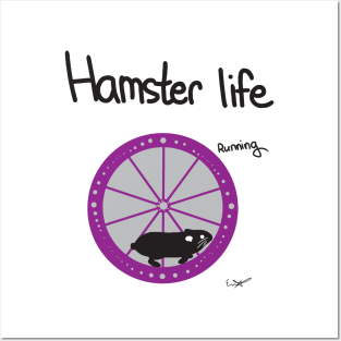 Hamster Life Running Posters and Art